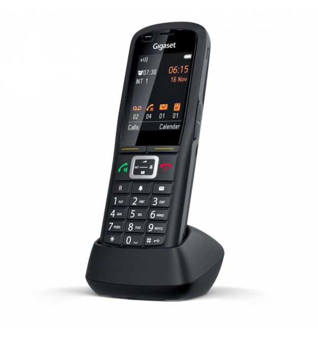 Gigaset Трубка IP-DECT R700H PRO 1xMicro-USB, 1x3.5 мм разъем для гарнитуры, DECT, BT, 2.4"цветной дисплей, IP65 Gigaset Трубка IP-DECT R700H PRO 1xMicro-USB, 1x3.5 мм разъем для гарнитуры, DECT, BT, 2.4"цветной дисплей, IP65