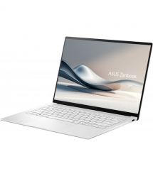 ASUS Ноутбук Zenbook S 14 UX5406SA-PV030W 14" 3K OLED, Intel Ultra 7 258V, 32GB, F1TB, UMA, Win11, Белый