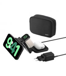 Belkin Зарядное устройство беспроводное 3в1 Travel Pad iPhone/Watch/AirPods, черный