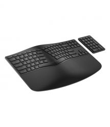HP Клавиатура мембранная 960 BLK Ergonomic split-zone, 112key, BT, EN/UK, чёрный