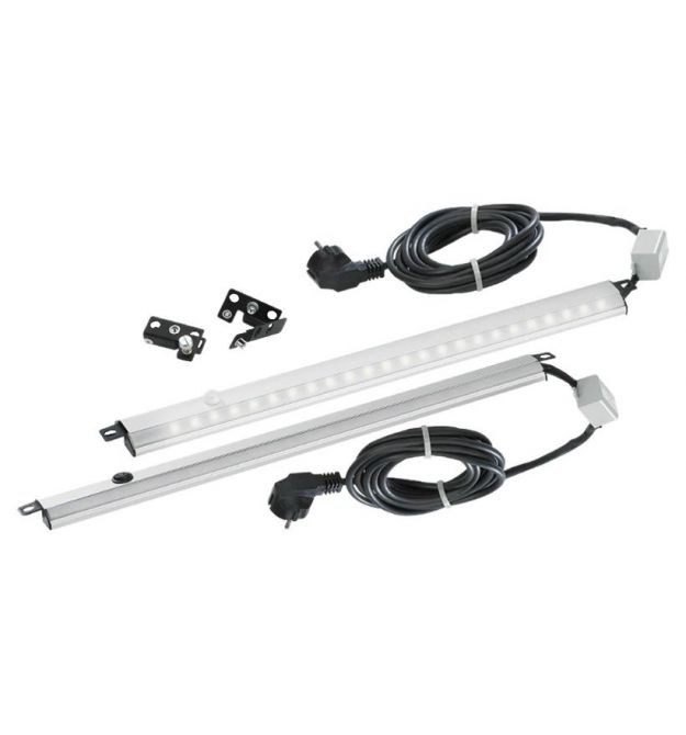 MIRSAN Модуль освещения 19", 1U, светодиодный, с автоматическим датчиком движения