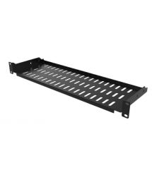 MIRSAN Полка 10", 1U, консольная, глубина 150 мм, черная