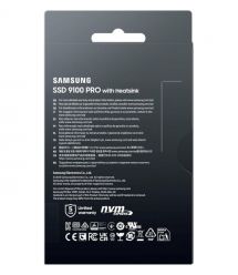 Samsung Накопитель SSD Samsung M.2 1TB PCIe 5.0 9100PRO+ радиатор