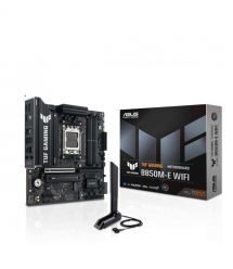 ASUS Материнcкая плата TUF GAMING B850M-E WIFI sAM5 B850 4xDDR5 M.2 HDMI DP WiFi BT mATX