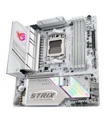 ASUS Материнcкая плата ROG STRIX B850-G GAMING WIFI sAM5 B850 4xDDR5 M.2 HDMI DP WiFi BT mATX белый
