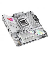 ASUS Материнcкая плата ROG STRIX B850-G GAMING WIFI sAM5 B850 4xDDR5 M.2 HDMI DP WiFi BT mATX белый