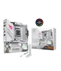 ASUS Материнcкая плата ROG STRIX B850-G GAMING WIFI sAM5 B850 4xDDR5 M.2 HDMI DP WiFi BT mATX белый