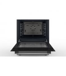 Bosch Плита Bosch комби, 66л, 60x60см, дисплей, конвекция, чугун, WOK, нержавеющая сталь