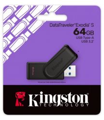 Kingston Накопитель Kingston 64GB USB 3.2 Type-A Gen1 DT Exodia S