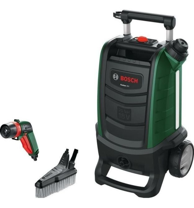 Bosch Минимойка аккумуляторная Fontus 18V 18В 20бар 386л/ч 7.5кг без АКБ и ЗП