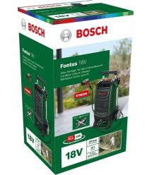Bosch Минимойка аккумуляторная Fontus 18V 18В 20бар 386л/ч 7.5кг без АКБ и ЗП