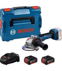 Bosch Шлифмашина угловая аккумуляторная GWS 18V-11 125мм 18В 2x5А·час 0-9000об·мин 1.7кг кейс ЗП GAL1880CV