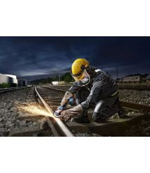 Bosch Шлифмашина угловая аккумуляторная GWS 18V-11S 125мм 18В 1x5А·час 0-9000об·мин 1.7кг кейс ЗП GAL1880CV