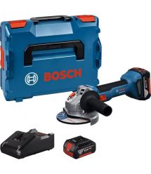 Bosch Шлифмашина угловая аккумуляторная GWS 18V-8 125мм 18В 2x5А·час 0-11000об·мин 1.7кг кейс ЗП GAL 18V-40