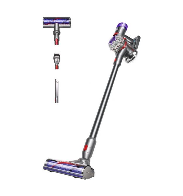 Dyson Пылесос беспроводный SV25 V8 Advanced 425Вт, конт пыль -0.54л, автон. раб. до 40мин, турборежим, серо-фиолетовый