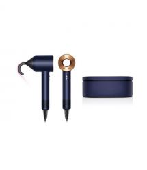 Dyson Фен HD07 Supersonic Prussian Blue/Rich Copper, 1600Вт, режимов-4, ионизиция, хол. обдув.. кейс для хранения, сине-медный