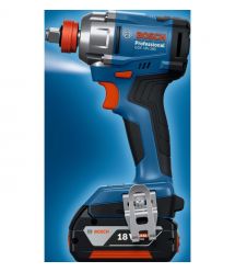 Bosch Винтоверт ударный аккумуляторный GDR 18V-215 18В АКБ 2х2А·час 3800об·мин 215Нм M6-M16 ЗП GAL18V-20 кейс 1кг