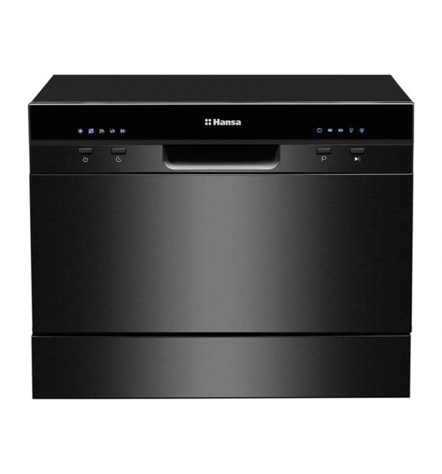 Hansa Посудомоечная машина Hansa настольная, 6компл., A+, 55см, дисплей, черный