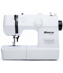 Minerva Швейная машина Max30, электромех., 71 Вт, 13 швейных операций, петля полуавтомат, белый