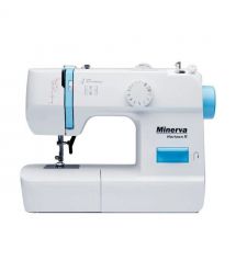 Minerva Швейная машина Horizon R, электромех., 71 Вт, 13 швейных операций, петля полуавтомат, белый