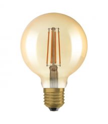 Osram Лампа LED E27 6.5Вт 2700К 725Лм G95 филаментная диммируется Vintage 1906
