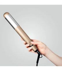 Rowenta Випрямитель Glam & Shine 2в1, темп.режимов-8, 140-210С, дисплей, керамика, золотой