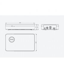 Відеореєстратор Tiandy TC-R3105 Spec:I/B/L/S, 5ch, 1HDD