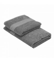 ARDESTO Полотенце махровое SuperSoft 70х140см, 100% хлопок, сірий