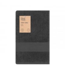 ARDESTO Полотенце махровое SuperSoft 70х140см, 100% хлопок, серый темный