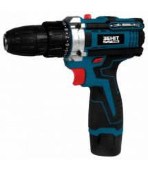 ZENIT Шуруповерт-дрель аккумуляторный Профи ЗПША-12/15 S2 12В 2х1.5А-ч 25Нм 350-1500об-хв