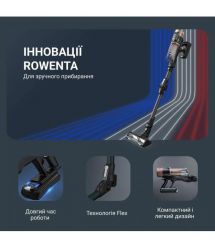 Rowenta Пылесос беспроводный X-Force Flex 14.80 Auto Animal, 240Вт, конт пыль -0.65л, автон.