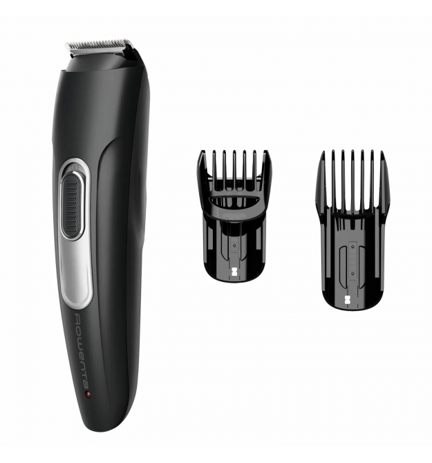 Rowenta Триммер Stylis Easy, для бороды и усов, сеть+акум., насадок-2, сталь, черный