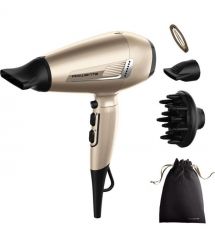 Rowenta Фен Pro Expert Tresor Collection, 2200Вт, режимов-3, иониз-я, дифузор, 2 концентратора, хол. обдув, бронзовый