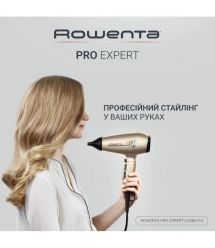 Rowenta Фен Pro Expert Tresor Collection, 2200Вт, режимов-3, иониз-я, дифузор, 2 концентратора, хол. обдув, бронзовый
