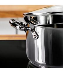 Tefal Набор посуды DUETTO+, 6 предметов, нержавеющая сталь, стекло