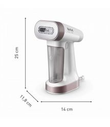 Tefal Отпариватель компактный Pure Force 2в1, 1800Вт, 180мл, постоянный пар - 35гр, керам. подошва, белый