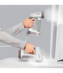 Tefal Отпариватель компактный Pure Force 2в1, 1800Вт, 180мл, постоянный пар - 35гр, керам. подошва, белый