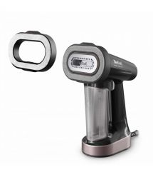 Tefal Отпариватель компактный Pure Force, 1800Вт, 180мл, постоянный пар - 35гр, керам. подошва, черно-розовый