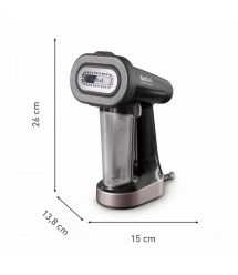 Tefal Отпариватель компактный Pure Force, 1800Вт, 180мл, постоянный пар - 35гр, керам. подошва, черно-розовый