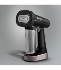 Tefal Отпариватель компактный Pure Force, 1800Вт, 180мл, постоянный пар - 35гр, керам. подошва, черно-розовый