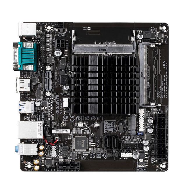 Gigabyte Материнская плата N4120I H Intel Celeron 2.6 GHz 2xDDR4 M.2 HDMI D-Sub mITX