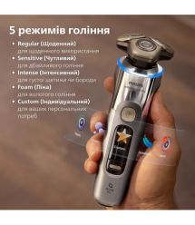Philips Бритва електр. Series i9000 Prestige Ultra роторная, бритв.головок-3, Li-Ion, сух.+в