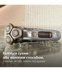 Philips Бритва електр. Series i9000 Prestige Ultra роторная, бритв.головок-3, Li-Ion, сух.+в