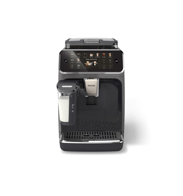 Philips Кофемашина Series 5500, 1.8л, зерно+мол., автомат.капуч, дисплей, авторецептов -22, холодна кава, серебристо-черный