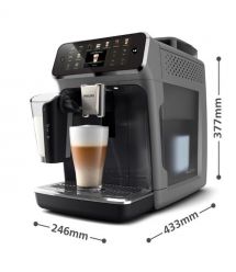 Philips Кофемашина Series 5500, 1.8л, зерно+мол., автомат.капуч, дисплей, авторецептов -22, холодна кава, серебристо-черный