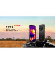 Doogee Смартфон Fire 6 6.56" 6/256ГБ, 2SIM, 10400мА•ч, черный