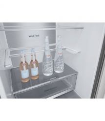 LG Холодильник с нижн. мороз., холод.отд.-277л, мороз.отд.-107л, 2дв., А++, инв., зона св-ти, серебристый
