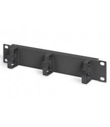 MIRSAN Кабельный организатор MIRSAN 10", 1U, 3 кольца, черный