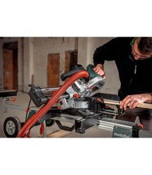 Metabo Пила торцовочная KGS 254 M с протяжкой, 1800Вт, диск 254мм, пропил 92/47мм, 16.1кг