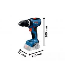Bosch Шуруповерт-дрель аккумуляторная GSB 18V-65 18В 2х2А·час 31·65Нм 0-2100об·мин ЗП GAL18V-20 кейс 1.12кг